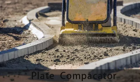 Concrete is compacted with plate compactor.jpg